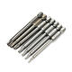 7pcs 75mm T8-T30 Magnetic Torx Screwdriver Bits 1/4 Inch Hex Shank Screwdriver Set