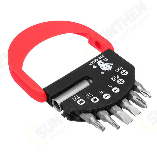 7pcs Magnetic Screwdriver Bits Set 1/4 Inch Hex Multi-functional Fist Screwdriver Bit 7pcs Magnetic Screwdriver Bits Set 1/4 Inch Hex Multi-functional Fist Screwdriver Bit