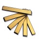 80-3000 Grit Titanium Plated Golden Emery Whetstone Sharpen Stone Strips For Tools 80-3000 Grit Titanium Plated Golden Emery Whetstone Sharpen Stone Strips For Tools