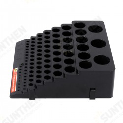 85 Holes Drill Bit Storage Box Without Drill Milling Cutter Saving Space Holder 85 Holes Drill Bit Storage Box Without Drill Milling Cutter Saving Space Holder