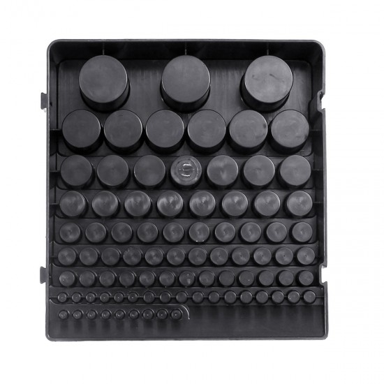 85 Holes Drill Bit Storage Box Without Drill Milling Cutter Saving Space Holder
