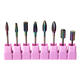 8pcs 3/32 Inch Electric Nail Drill Bits Tungsten Steel Alloy Gel Removal Manicure Tool 8pcs 3/32 Inch Electric Nail Drill Bits Tungsten Steel Alloy Gel Removal Manicure Tool