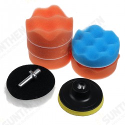 8pcs 3/4/5/6/7 Inch Car Polishing Buffing Pad with Drill Adapter Hand Buffer Set 8pcs 3/4/5/6/7 Inch Car Polishing Buffing Pad with Drill Adapter Hand Buffer Set