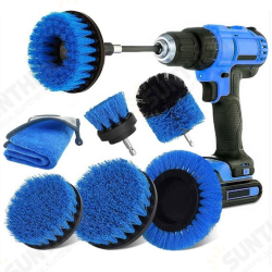 8pcs Cleaning Drill Brush Set Power Scrubber Cleaning Brush Kit with Extension Rod for Car Kitchen Grill Tile Toilet Bathroom 8pcs Cleaning Drill Brush Set Power Scrubber Cleaning Brush Kit with Extension Rod for Car Kitchen Grill Tile Toilet Bathroom