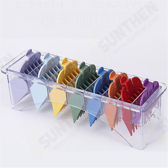 8pcs Colorful Limit Comb Set Attachment Tool For WHAL Electric Hair Clipper Cut 8pcs Colorful Limit Comb Set Attachment Tool For WHAL Electric Hair Clipper Cut
