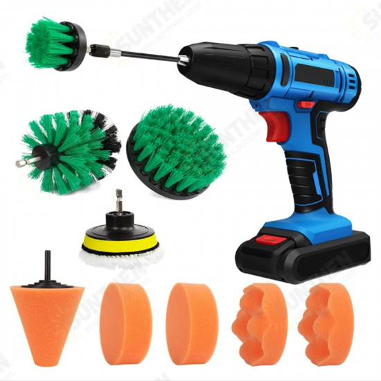 9pcs Drill Brush Set Drill Scrubber Polishing Sponge Cleaning Brush Kit For Wheel Carpet Cleaning Tile Polishing Car Waxing 9pcs Drill Brush Set Drill Scrubber Polishing Sponge Cleaning Brush Kit For Wheel Carpet Cleaning Tile Polishing Car Waxing