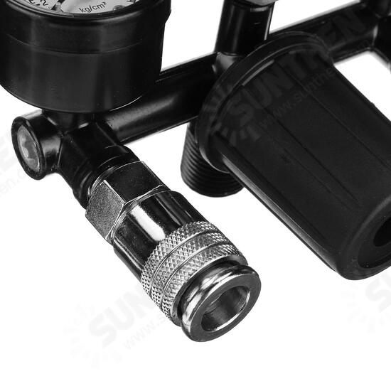 Air Compressor Pressure Switch Control Valve Manifold Regulator Gauges With Quick Connector Air Compressor Pressure Switch Control Valve Manifold Regulator Gauges With Quick Connector