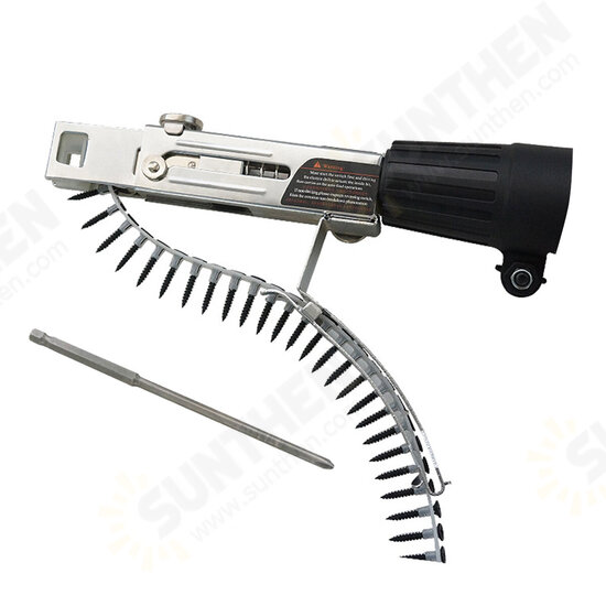Automatic Chain Nail Adapter Screw Electric Drill Attachment For Cordless Electric Woodworking Tool Automatic Chain Nail Adapter Screw Electric Drill Attachment For Cordless Electric Woodworking Tool
