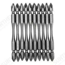 11Pcs 100mm PH2 S2 Alloy Steel Magnetic Double Head Electric Screwdriver Bit Set with B Type Magnetic Ring 11Pcs 100mm PH2 S2 Alloy Steel Magnetic Double Head Electric Screwdriver Bit Set with B Type Magnetic Ring