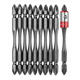 11Pcs 100mm PH2 S2 Alloy Steel Magnetic Double Head Electric Screwdriver Bit Set with B Type Magnetic Ring