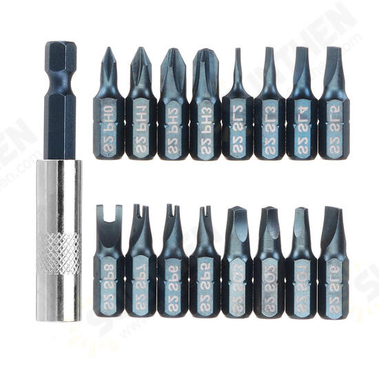 17 In 1 Screwdriver Bit Set Alloy Steel 1/4 Inch Hex Shank Screwdriver 17 In 1 Screwdriver Bit Set Alloy Steel 1/4 Inch Hex Shank Screwdriver