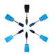 Blue Nano Coated Carbide Sharp Nail Drill Bits Cuticle Cleaning Tool Blue Nano Coated Carbide Sharp Nail Drill Bits Cuticle Cleaning Tool