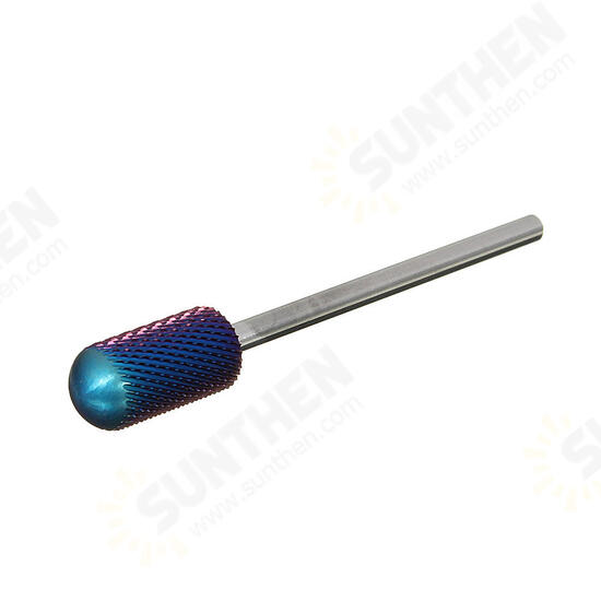 Blue Nano Coated Carbide Sharp Nail Drill Bits Cuticle Cleaning Tool Blue Nano Coated Carbide Sharp Nail Drill Bits Cuticle Cleaning Tool