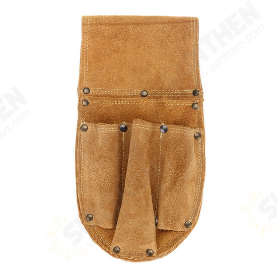Cowhide Waist Bag Electrical Woodworking Hardware Screwdriver Tools Belt Case Cowhide Waist Bag Electrical Woodworking Hardware Screwdriver Tools Belt Case