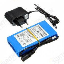 DC12V 3000mAh Super Rechargeable Portable Lithium Battery EU Plug DC12V 3000mAh Super Rechargeable Portable Lithium Battery EU Plug