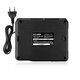 DC18RF 3A Charger with 2pcs 18V Rechargeable Battery LiIon Battery Replacement Power Tool Battery for MAKITA BL1860 BL1815 DC18RF 3A Charger with 2pcs 18V Rechargeable Battery LiIon Battery Replacement Power Tool Battery for MAKITA BL1860 BL1815
