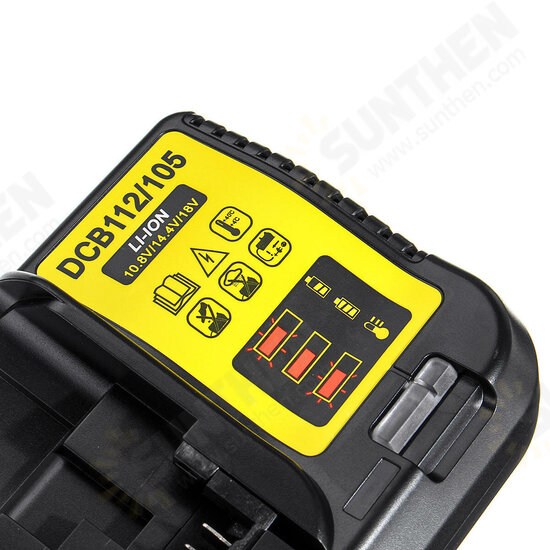 DCB112 Replacement Li-Ion Battery Charger for Dewalt