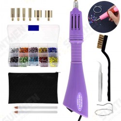 DIY Hot Fix Rhinestone Applicator Wand Setter Tools Kit Hot Drill Point Drill DIY Hot Fix Rhinestone Applicator Wand Setter Tools Kit Hot Drill Point Drill