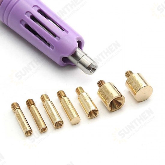 DIY Hot Fix Rhinestone Applicator Wand Setter Tools Kit Hot Drill Point Drill