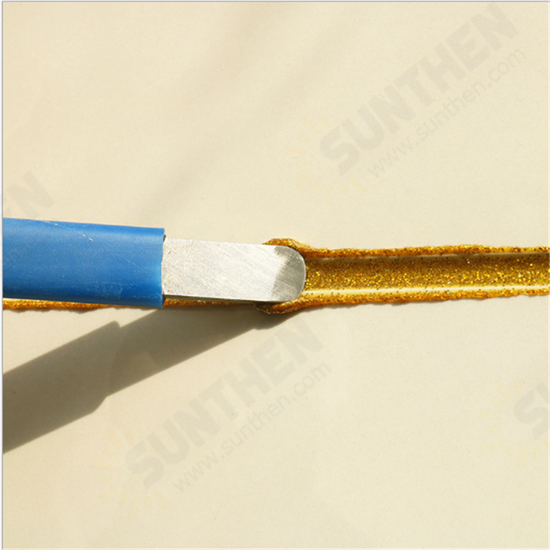 Double Head Flat and Positive Angle Seaming Tool Pressed Tile Grout Stick Floor Glue Gaps Scraping Tool