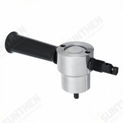 Double Head Metal Sheet Nibbler Cutter Drill Attachment with Wrench Cutting Tool Double Head Metal Sheet Nibbler Cutter Drill Attachment with Wrench Cutting Tool