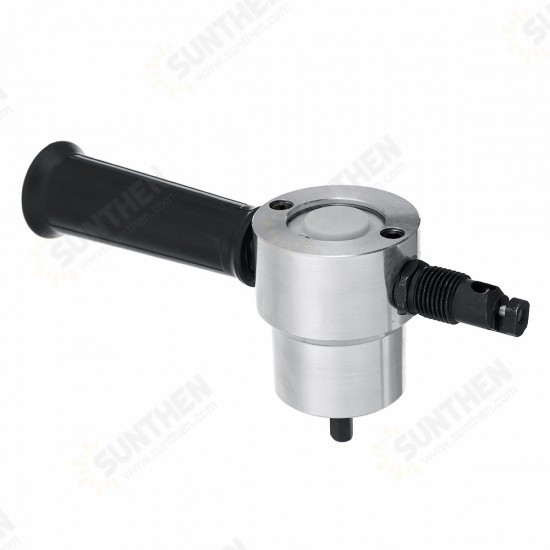 Double Head Metal Sheet Nibbler Cutter Drill Attachment with Wrench Cutting Tool Double Head Metal Sheet Nibbler Cutter Drill Attachment with Wrench Cutting Tool