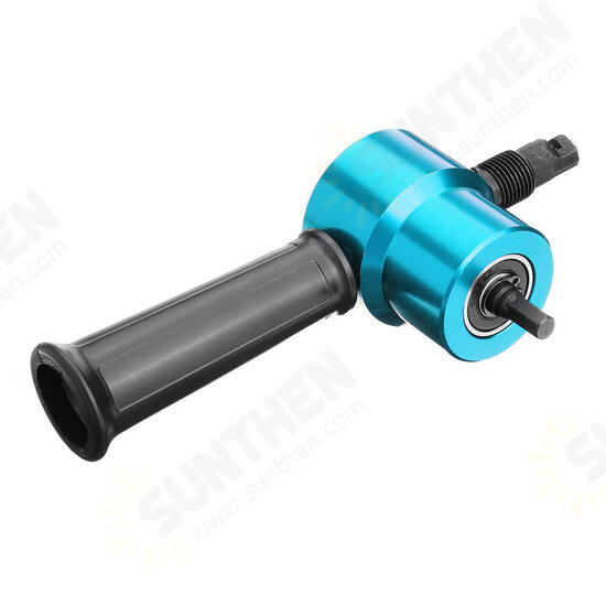 Double Headed Sheet Metal Cutting Nibbler Drill Attachment Metal Cutter Tool with Case Red Gold Blue Double Headed Sheet Metal Cutting Nibbler Drill Attachment Metal Cutter Tool with Case Red Gold Blue