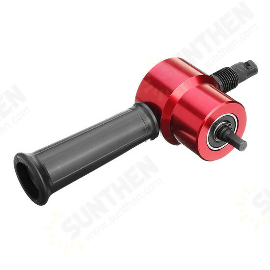 Double Headed Sheet Metal Cutting Nibbler Drill Attachment Metal Cutter Tool with Case Red Gold Blue Double Headed Sheet Metal Cutting Nibbler Drill Attachment Metal Cutter Tool with Case Red Gold Blue