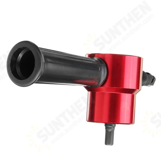 Double Headed Sheet Metal Cutting Nibbler Drill Attachment Metal Cutter Tool with Case Red Gold Blue Double Headed Sheet Metal Cutting Nibbler Drill Attachment Metal Cutter Tool with Case Red Gold Blue