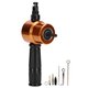 Double Headed Sheet Metal Nibbler Cutter Drill Attachment Nibbler for 360 Degree Rotatable Circle Cutting Straight Cutting Double Headed Sheet Metal Nibbler Cutter Drill Attachment Nibbler for 360 Degree Rotatable Circle Cutting Straight Cutting