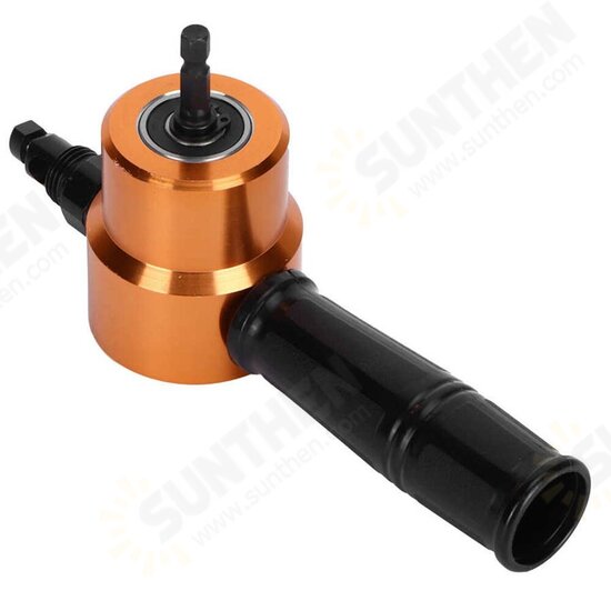 Double Headed Sheet Metal Nibbler Cutter Drill Attachment Nibbler for 360 Degree Rotatable Circle Cutting Straight Cutting Double Headed Sheet Metal Nibbler Cutter Drill Attachment Nibbler for 360 Degree Rotatable Circle Cutting Straight Cutting