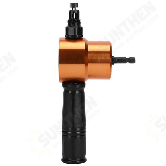 Double Headed Sheet Metal Nibbler Cutter Drill Attachment Nibbler for 360 Degree Rotatable Circle Cutting Straight Cutting Double Headed Sheet Metal Nibbler Cutter Drill Attachment Nibbler for 360 Degree Rotatable Circle Cutting Straight Cutting