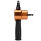 Double Headed Sheet Metal Nibbler Cutter Drill Attachment Nibbler for 360 Degree Rotatable Circle Cutting Straight Cutting Double Headed Sheet Metal Nibbler Cutter Drill Attachment Nibbler for 360 Degree Rotatable Circle Cutting Straight Cutting