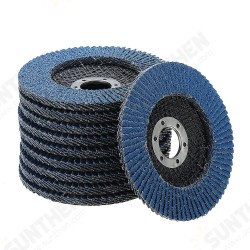 10Pcs 115mm 4.5 Inch Premium Zirconia Flap Disc Grinding Wheel 40-120 Grit Angle Grinder Disc