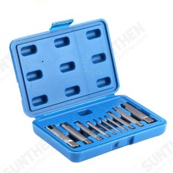 10Pcs Damaged Taps Remover Screw Tap Extractor Set Broken Taps Removal Kit 10Pcs Damaged Taps Remover Screw Tap Extractor Set Broken Taps Removal Kit