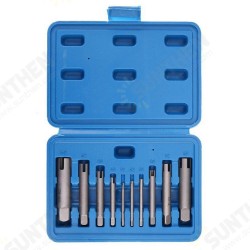10Pcs Damaged Taps Remover Screw Tap Extractor Set Broken Taps Removal Kit 10Pcs Damaged Taps Remover Screw Tap Extractor Set Broken Taps Removal Kit
