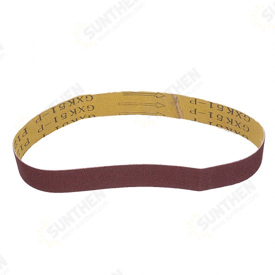 10pcs 40 to 1000 Grit 30mm x 540mm Sanding Belts For Angle Grinder Belt Sander Attachment