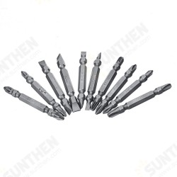 10pcs 65mm Magnetic Screwdriver Bits 1/4 Inch Hex Shank PH/PZ/FL Screwdriver Bit Set 10pcs 65mm Magnetic Screwdriver Bits 1/4 Inch Hex Shank PH/PZ/FL Screwdriver Bit Set