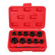 11Pcs Impact Damaged Bolt Nut Remover Extractor Socket Tool Set Bolt Nut Screw Removal Socket Wrench