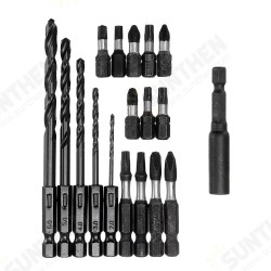 1/4 Inch Socket Adapter 18/42pcs Screwdriver Bits Set S2 Steel Impart Screw Driver Drill Bit For Power Tools 1/4 Inch Socket Adapter 18/42pcs Screwdriver Bits Set S2 Steel Impart Screw Driver Drill Bit For Power Tools