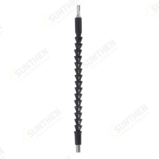 295mm Flexible Shaft with 10pcs Screwdriver Bit Extension Rod and Screwdriver