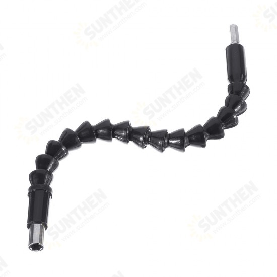 295mm Flexible Shaft with 10pcs Screwdriver Bit Extension Rod and Screwdriver