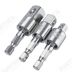 360 Degree Rotating Square Head Universal Adapter 1/4 3/8 1/2 Inch Sleeve Connecting Rod 360 Degree Rotating Square Head Universal Adapter 1/4 3/8 1/2 Inch Sleeve Connecting Rod