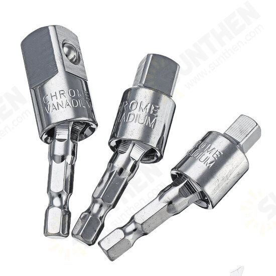 360 Degree Rotating Square Head Universal Adapter 1/4 3/8 1/2 Inch Sleeve Connecting Rod 360 Degree Rotating Square Head Universal Adapter 1/4 3/8 1/2 Inch Sleeve Connecting Rod