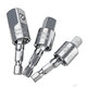 360 Degree Rotating Square Head Universal Adapter 1/4 3/8 1/2 Inch Sleeve Connecting Rod 360 Degree Rotating Square Head Universal Adapter 1/4 3/8 1/2 Inch Sleeve Connecting Rod