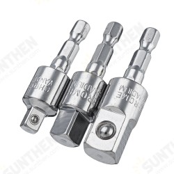 360 Degree Rotating Square Head Universal Adapter 1/4 3/8 1/2 Inch Sleeve Connecting Rod 360 Degree Rotating Square Head Universal Adapter 1/4 3/8 1/2 Inch Sleeve Connecting Rod