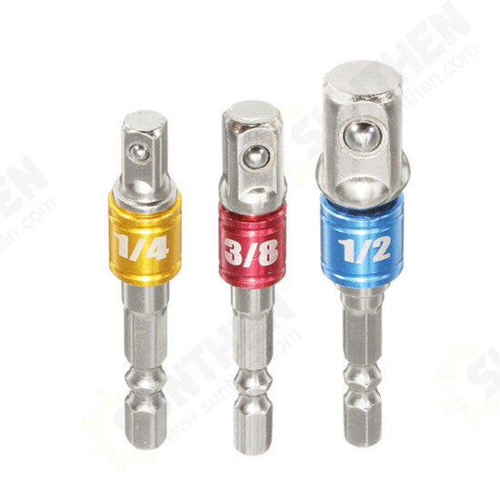 3Pcs Power Screwdriver Extension Bar Adapter 1/4 Inch Hexagon Shank Power Screwdriver Driver Socket Bit 3Pcs Power Screwdriver Extension Bar Adapter 1/4 Inch Hexagon Shank Power Screwdriver Driver Socket Bit