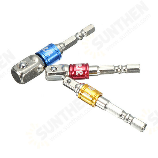 3Pcs Power Screwdriver Extension Bar Adapter 1/4 Inch Hexagon Shank Power Screwdriver Driver Socket Bit 3Pcs Power Screwdriver Extension Bar Adapter 1/4 Inch Hexagon Shank Power Screwdriver Driver Socket Bit