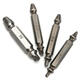 4pcs Double Side Drill Out Damaged Screw Extractor Drill Bits Stripped Screw Removers 4pcs Double Side Drill Out Damaged Screw Extractor Drill Bits Stripped Screw Removers