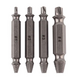 4pcs Double Side Drill Out Damaged Screw Extractor Drill Bits Stripped Screw Removers 4pcs Double Side Drill Out Damaged Screw Extractor Drill Bits Stripped Screw Removers